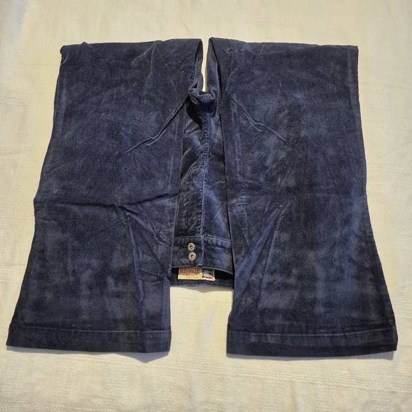 Faded Glory women's size 20W navy blue stretch corduroy pants, EUC - Picture 5 of 7